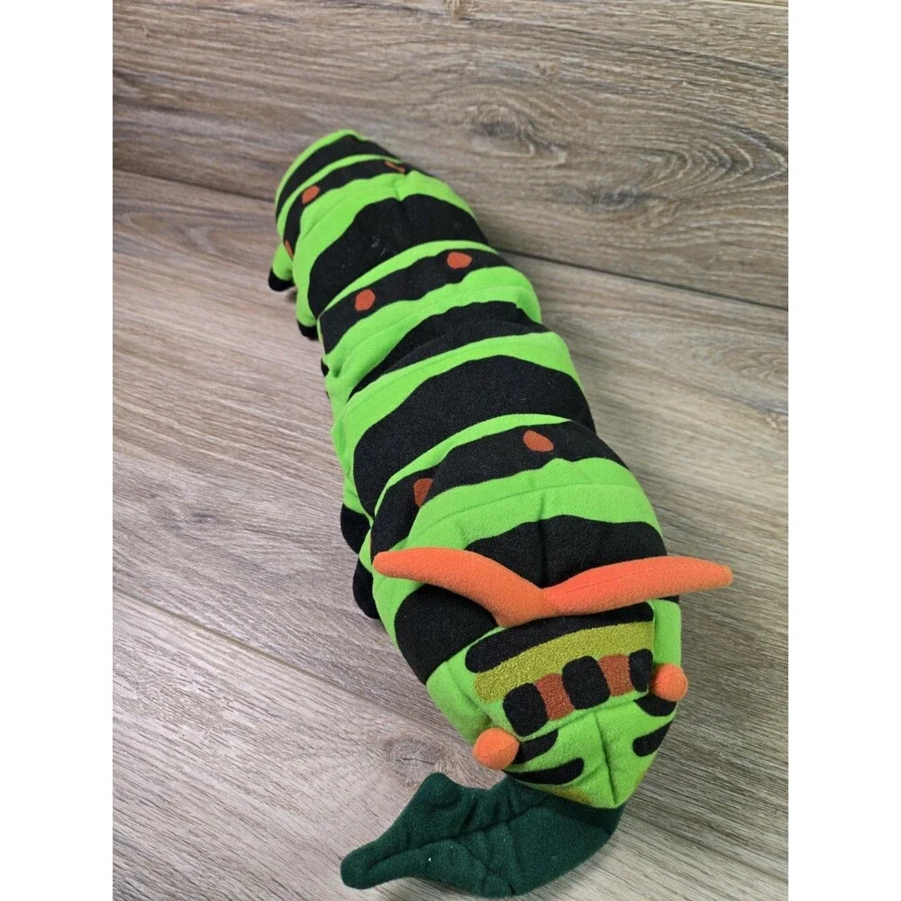 Caterpillar Hand Puppet Great For Story Time, soft 19in